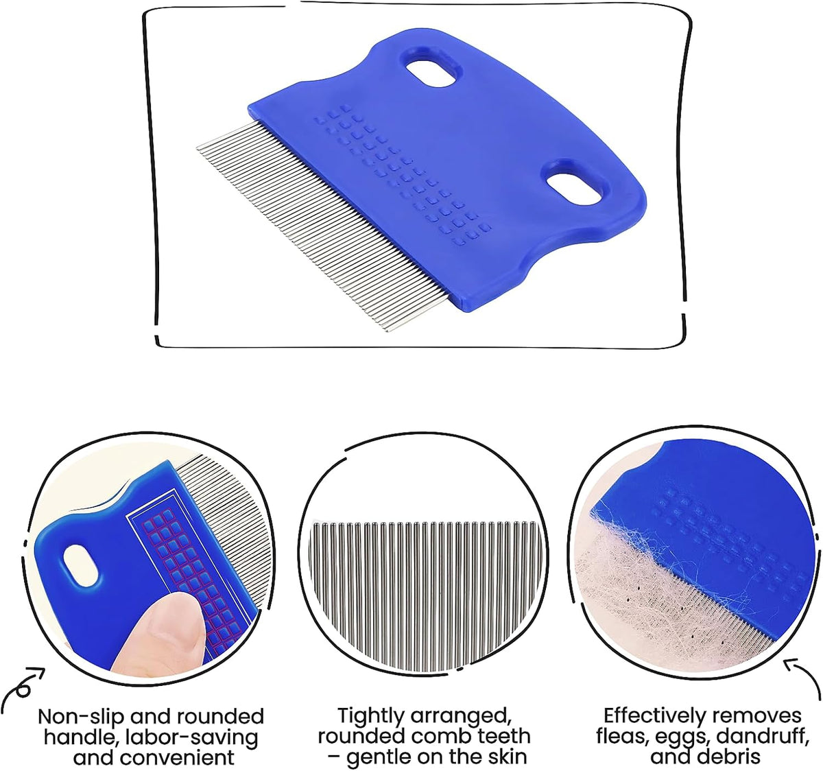 Double-sided tear stain remover for cats and dogs