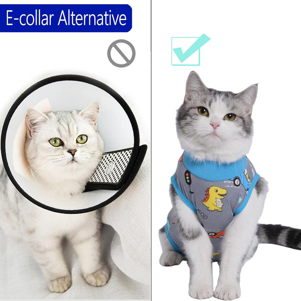 Close up of breathable fabric on kzrfojy cat recovery suit