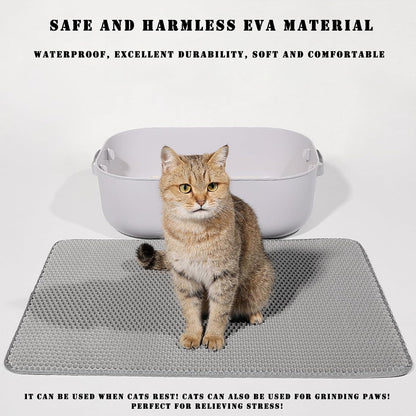 Waterproof and slip resistant bottom layer of an imported pet mat