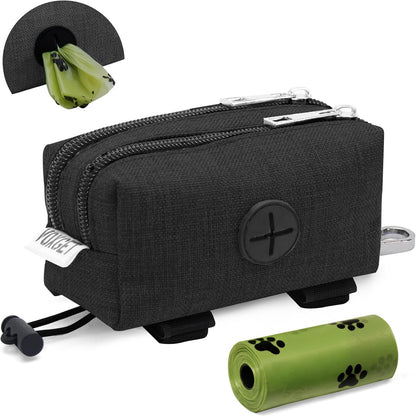 Voxget dog poop bag holder and treat pouch front view