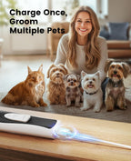 Complete oneisall grooming kit contents including charging cord and cleaning oil