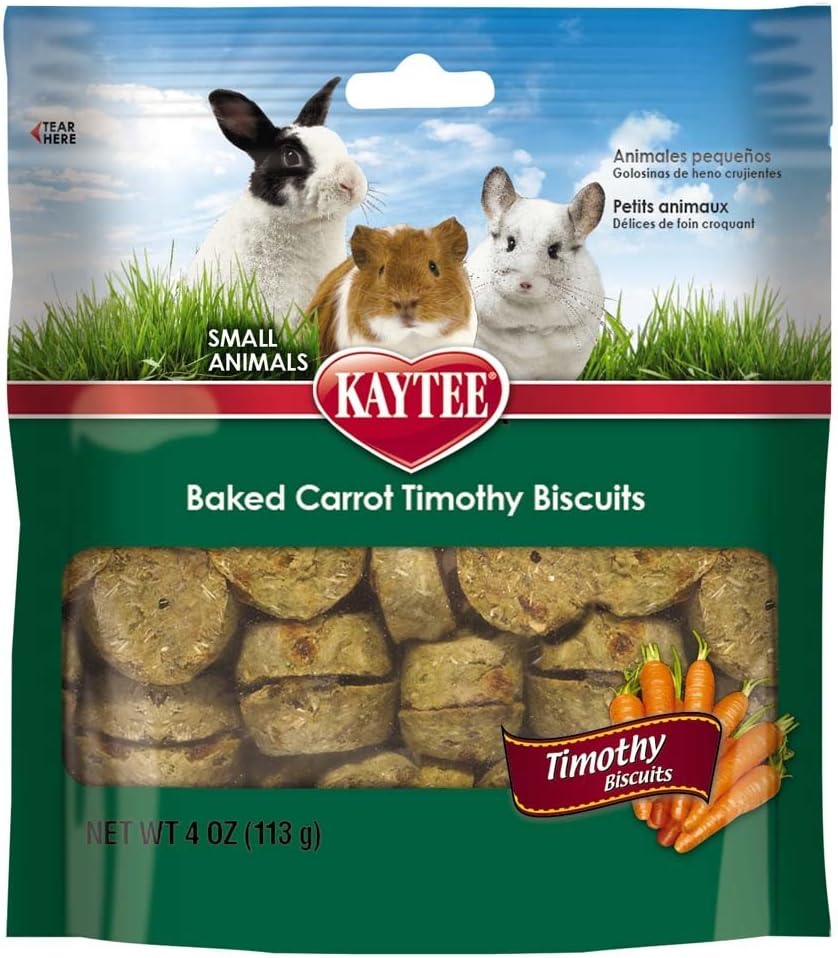 Kaytee Timothy Biscuits Baked Treat for Pet Guinea Pigs, Rabbits & Other Small Animals, Apple, 4 oz - Image 11