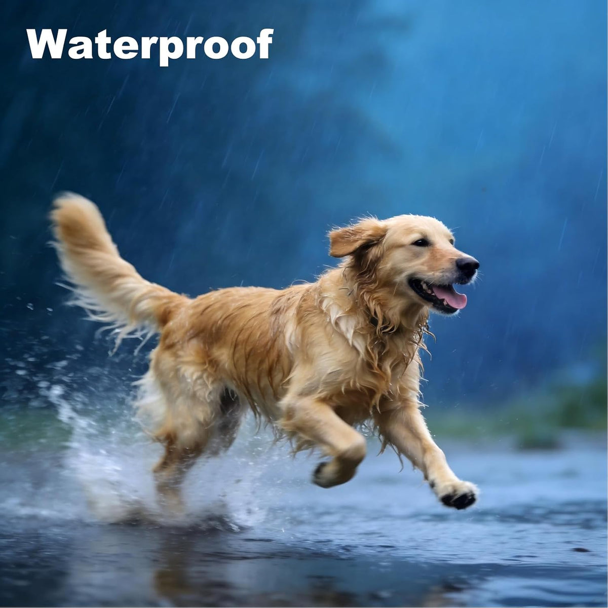 Waterproof flea and tick protection collar for dogs