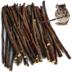 Natural apple wood branches arranged neatly