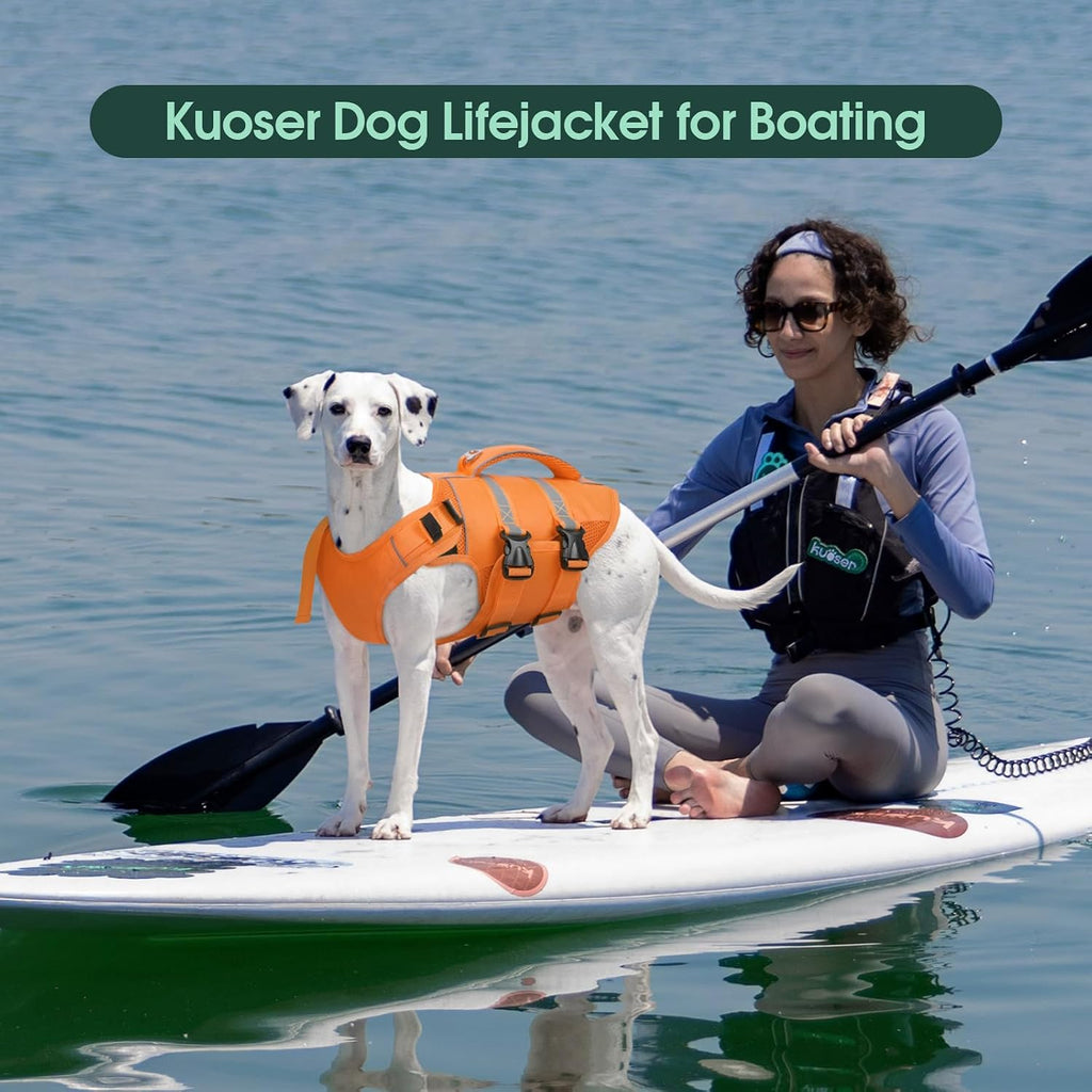 Kuoser pet flotation clothing underbelly magic sticker fastening system