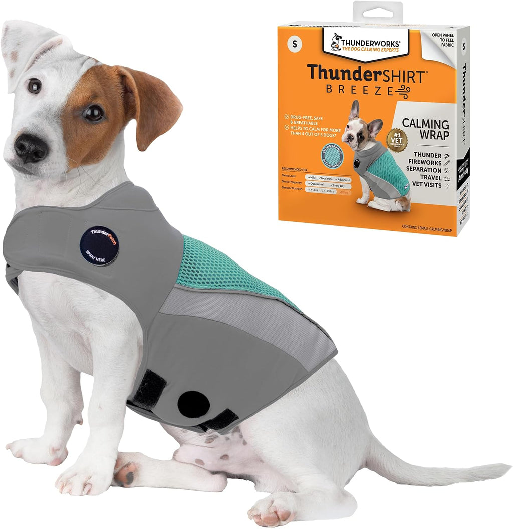 ThunderShirt Breeze for Dogs, Large, Sky Blue, Extra Breathable Mesh Fabric, Dog Anxiety Relief Vest for Every Day Stress & Calming During Thunder Storms and Fireworks - Image 9