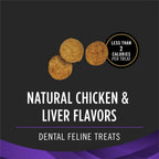 Pro Plan Veterinary Diets Dental Bites crunchy cat treats closeup