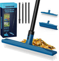 Gardtech 2-in-1 artificial turf rake and broom set front view