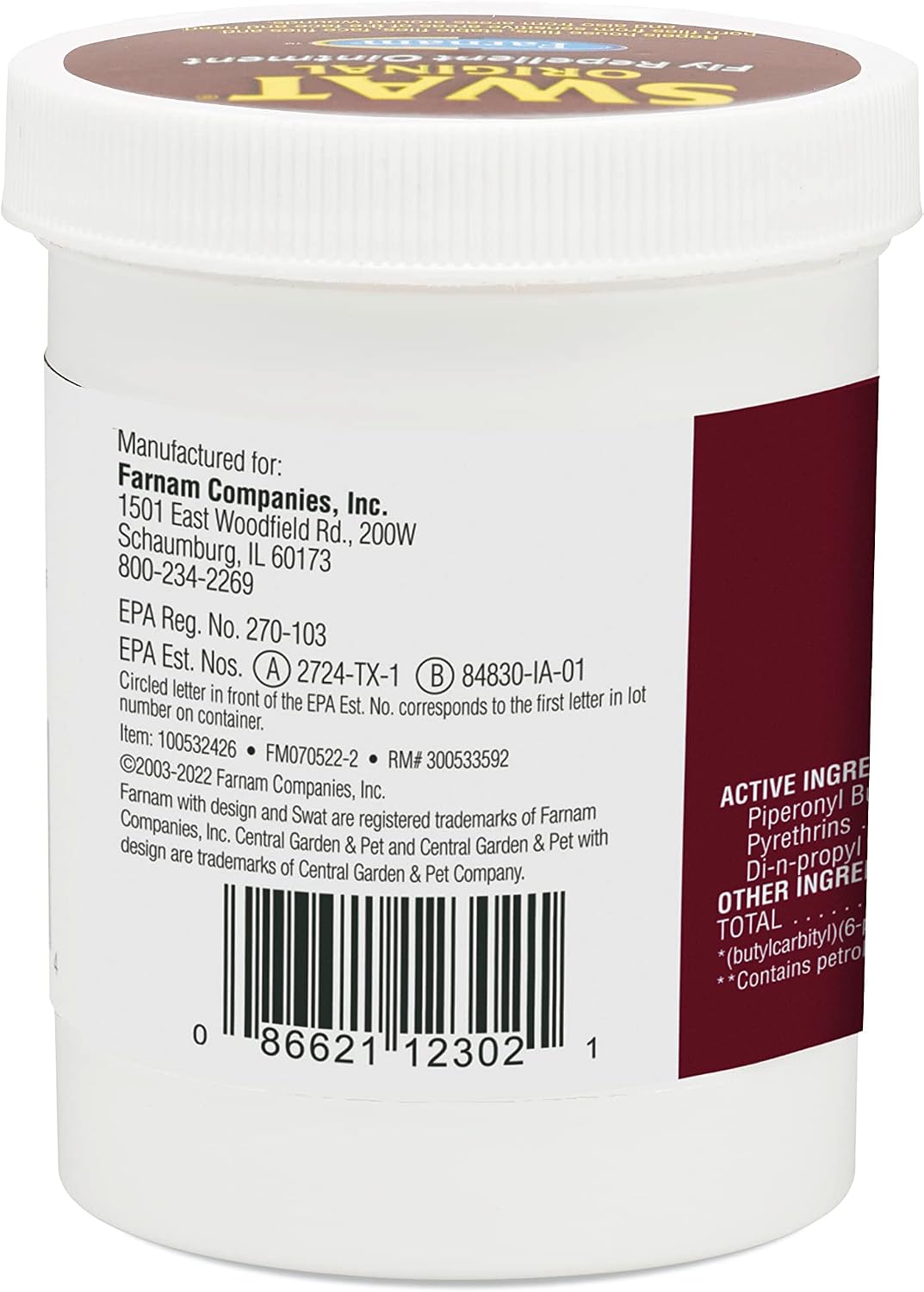 Farnam SWAT Pink Fly Repellent Ointment for Horses, Repels House, Stable, Face & Horn Flies, Protects Wounds on Horses, Ponies & Dogs, 7 oz. - Image 10