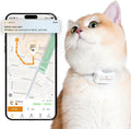 Pawfit Lite for Cats 4g GPS tracker front view in simply white.
