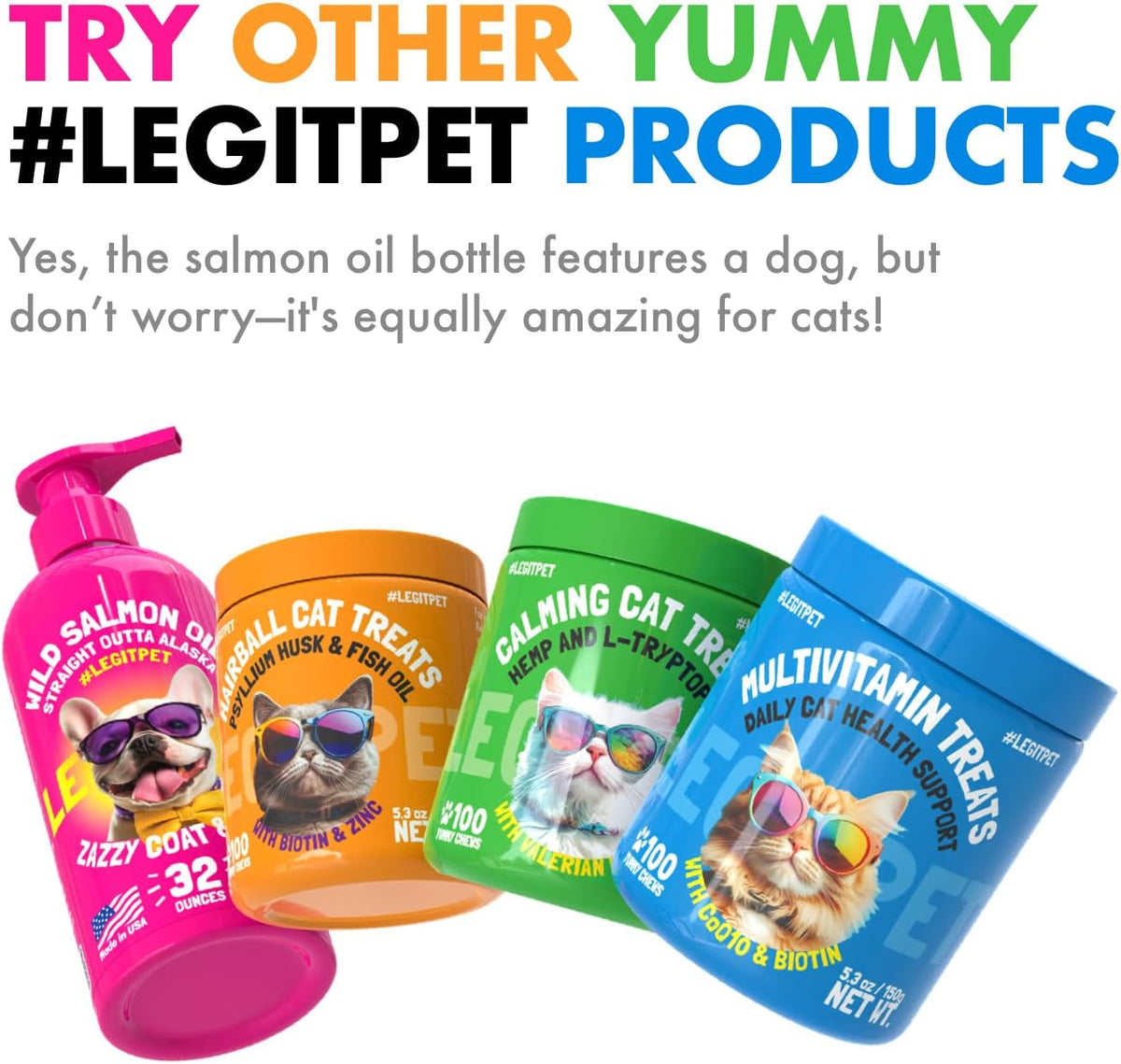 Multivitamin Cat Treats Vitamins for Indoor Cats Skin & Coat Digestion Immunity Mobility Heart & Brain Support Supplements for Overall Cat Health with Vitamins A B C D E and Biotin 100 Yummy Chews - Image 9