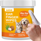 Dog Ear Finger Wipes,Gently Remove Ear Wax & Dirt,Relieve Ear Itching. All Natural Ingredients Dog Ear Wipes.Safe & Gentle Ear Wipes for Dog & Cat - 50 Count - Image 13