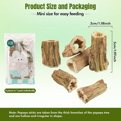 Abizoo organic rabbit chewing treats for stress and boredom relief