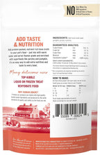 Human grade dog bone broth powder with turmeric