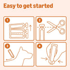 Authentic Amazon Basics canine pest defense medicine package details