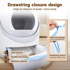 Giaceaw litter box liner showing opaque white durable material