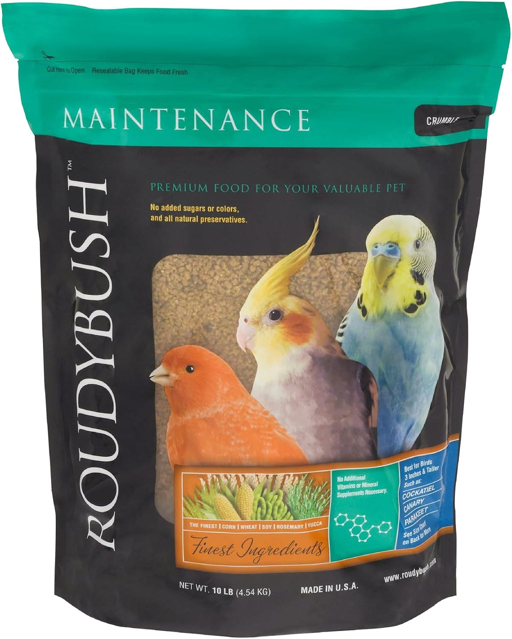 RoudyBush Daily Maintenance Bird Food, Crumbles, 44-Ounce, 2.75 lb (244CRDM) - Image 11