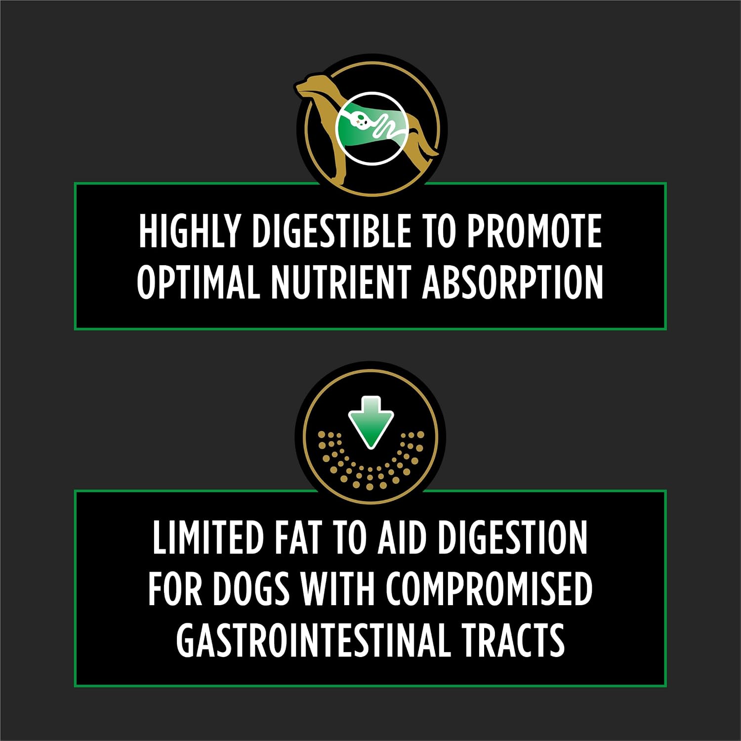 Purina EL Elemental prescription dry food for dogs with food allergies side view