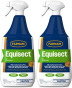 Farnam Equisect Botanical Fly Repellent front view of two thirty two ounce spray bottles