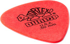 The complete 72 piece player pack bundle of Jim Dunlop Tortex red 0.50mm guitar picks.
