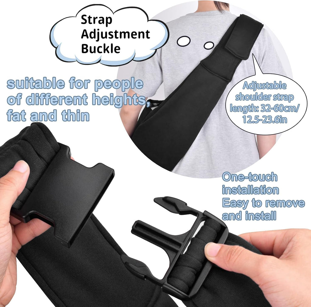 Reversible pouch design of Cuby pet carrier in black