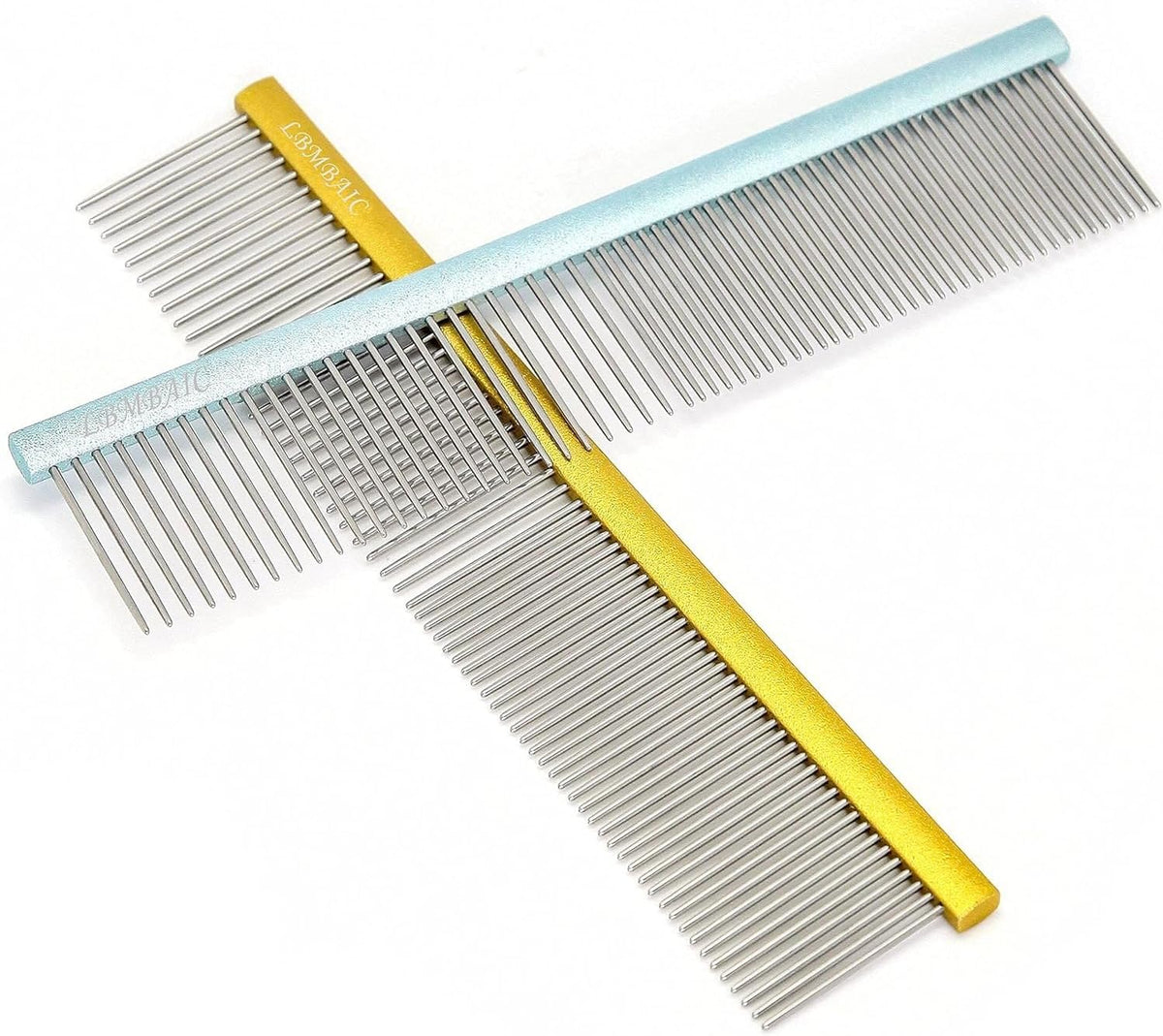 VelPets pet grooming comb dual action teeth close up