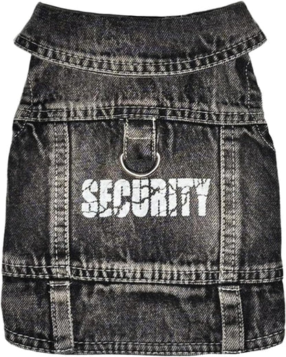 Dog Jeans Jacket Mommy's Boy Denim Pet Coat for Puppy Small Dogs Classic Overalls Male Cat Costumes Washed Vest Clothes Outfit T-Shirts Chihuahua,Yorkie,TeacupX-Small - Image 11