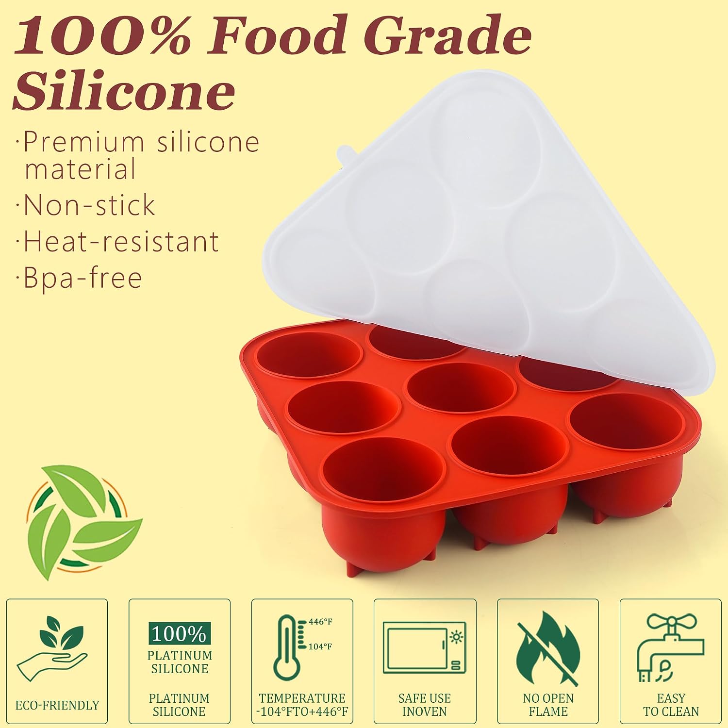 Wilewir mold demonstrating non-stick flexibility