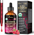 VivoNu Vitamin B Complex Liquid Drops front bottle view for energy support