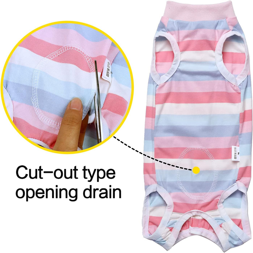 Coppthinktu anti licking abdominal wound protection bodysuit for medium dogs