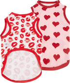 CuteBone Dog Shirts 2-Pack Soft Pet Clothes Breathable Summer Vest for Small Puppy and Stretchy Cat Apparel - Image 9