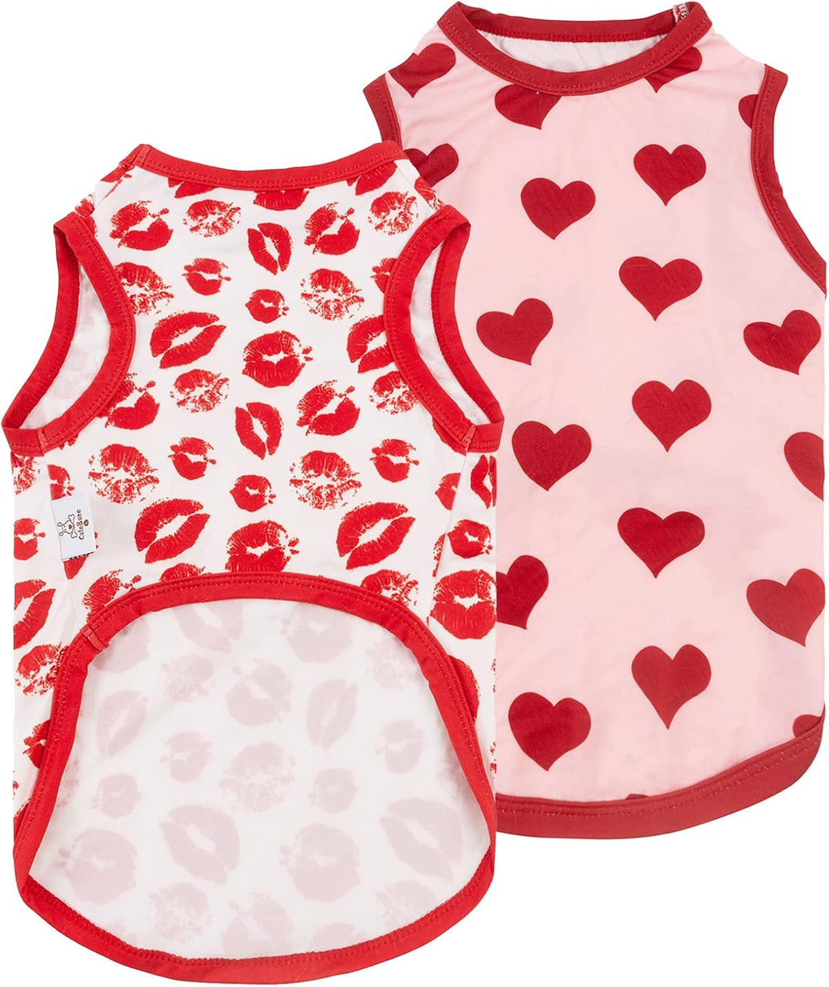 CuteBone Dog Shirts 2-Pack Soft Pet Clothes Breathable Summer Vest for Small Puppy and Stretchy Cat Apparel - Image 9