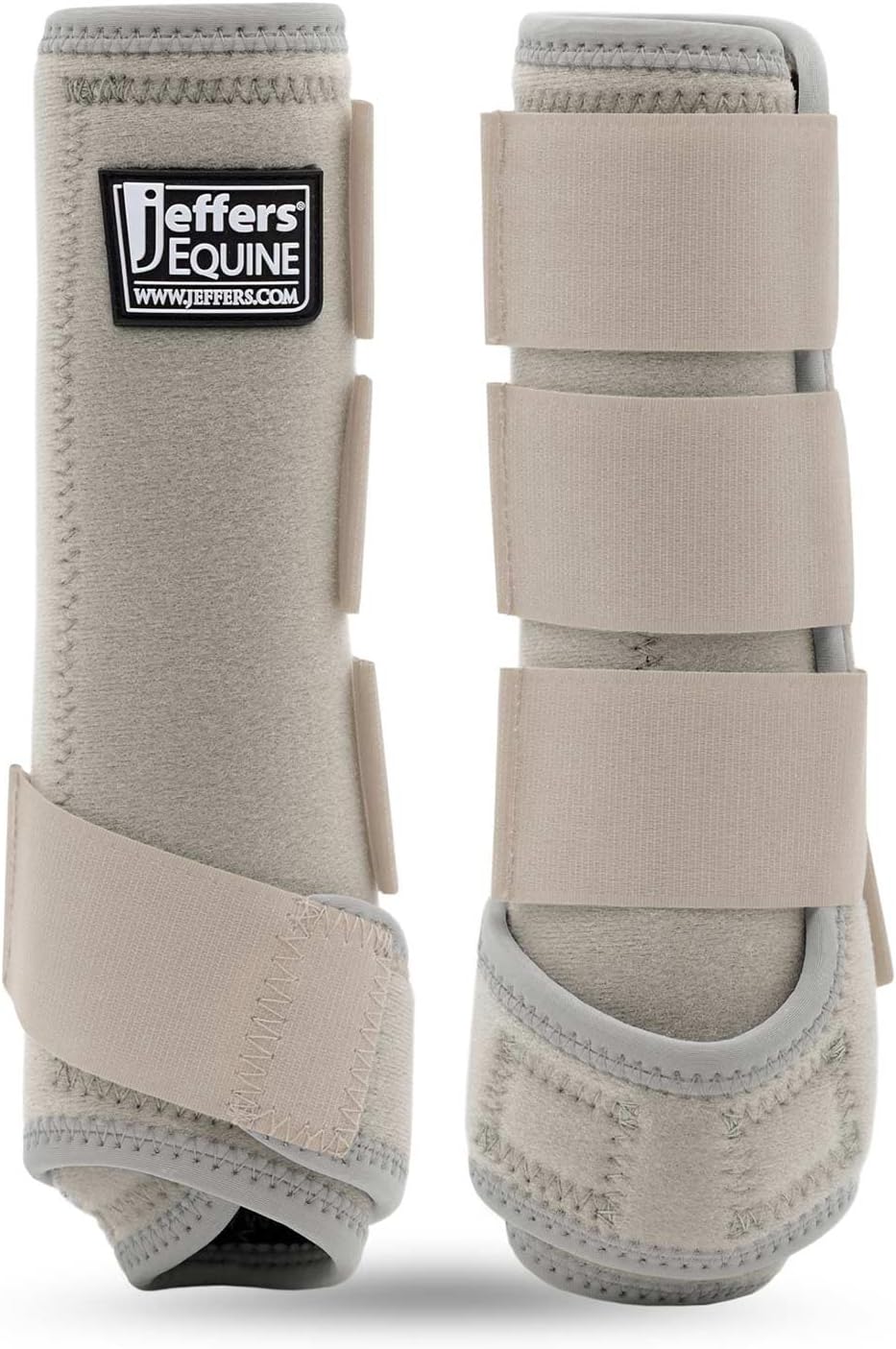 Jeffers Expression Protective Horse Boots, 1 Pair, Medium - Safe Neoprene Leg Guards, Durable Strap Closures, Front & Hind Support, Equestrian Accessories for Travel & Riding - Bisbee Blue - Image 10