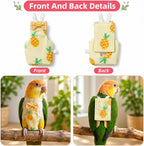 6 Pcs Bird Diaper, Reusable Chicken Diapers, Parrot Diaper Flight Suit with Waterproof Inner - Cute Pet Bird Diapers for Cockatiel Budgie Canary Lovebird - Image 6