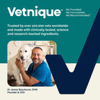 Vetnique DermaBliss Vet-Formulated Dog Allergy Chews for Seasonal Itch Relief, Skin, Coat & Gut Health, Omega 3 + Probiotic Anti-Itch Soft Chew Supplement for Dogs (60ct, Regular Strength Chews) - Image 9