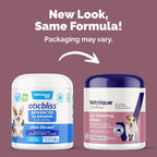 Vetnique Oticbliss pet ear wipes container close up