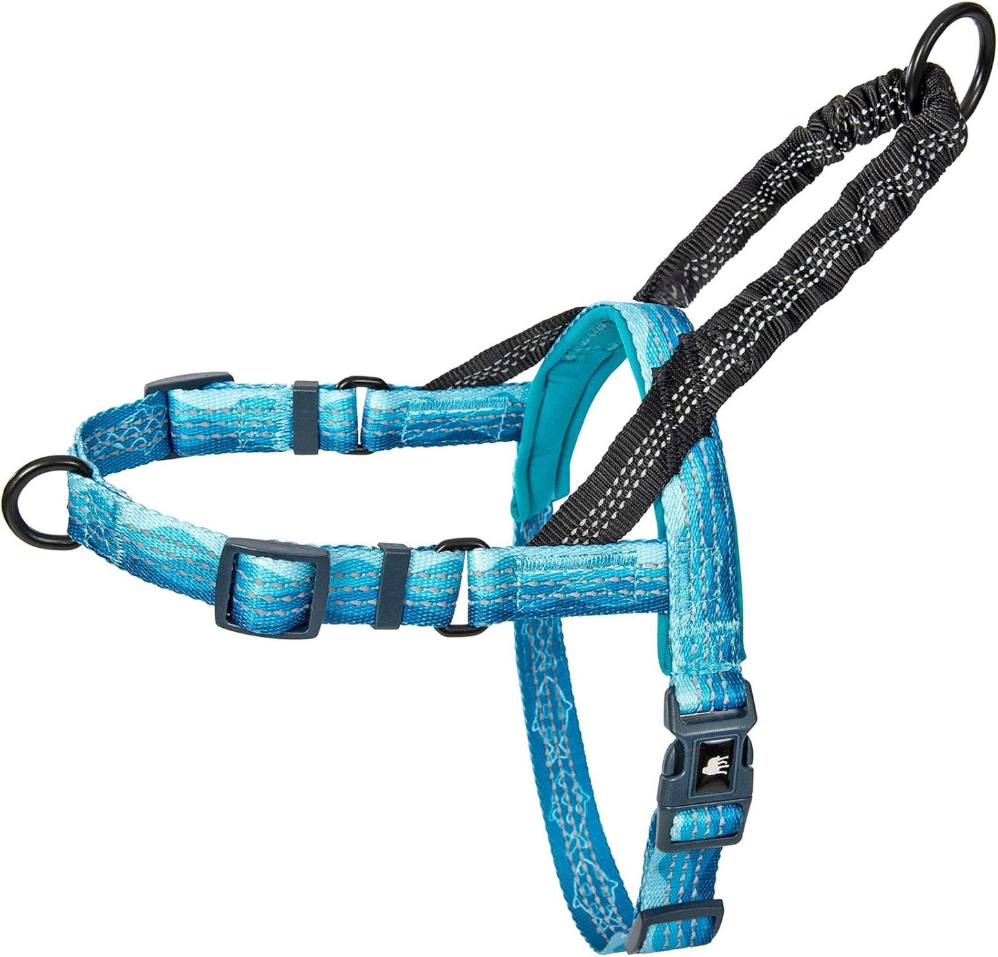 Leash Boss No Pull Dog Harness, Easy Walk for Small, Medium, and Large Pets, Reflective with Rear and Front Clip Attachment (Space Pattern, Small) - Image 10