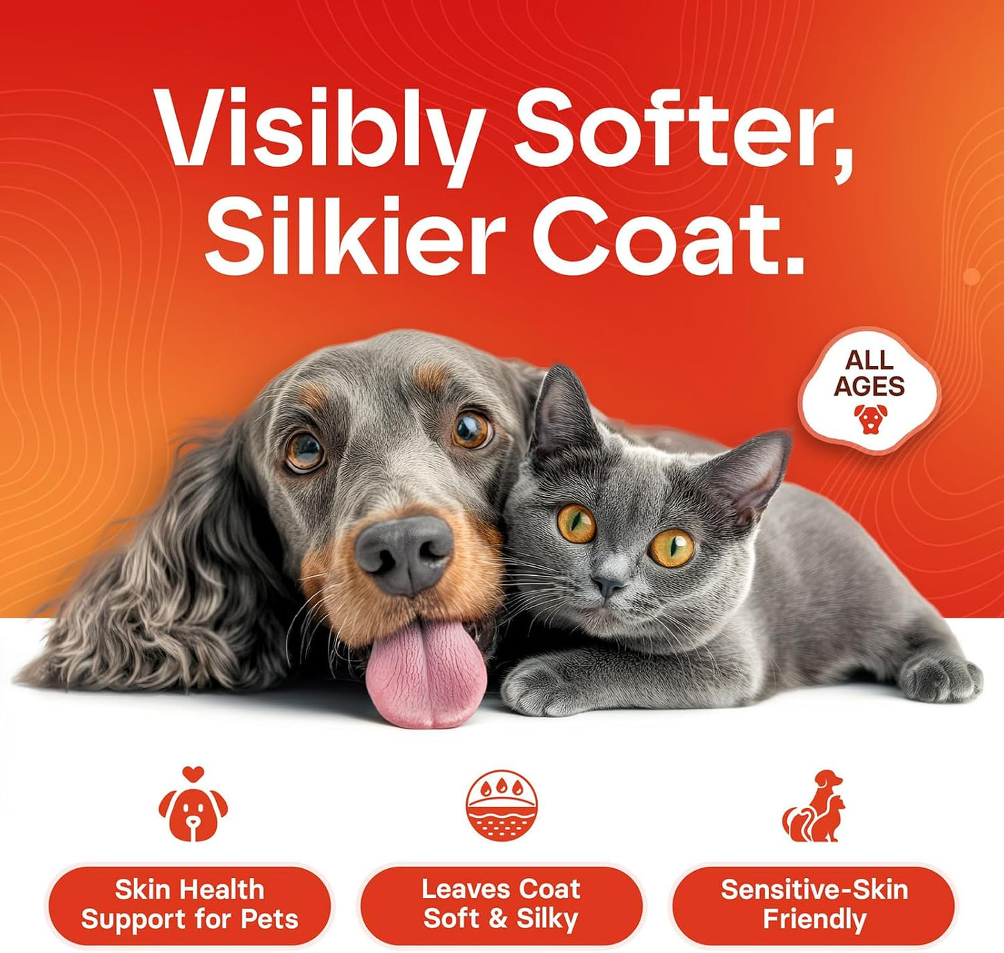 Premium pet dietary supplement for joint support and allergy itch relief.