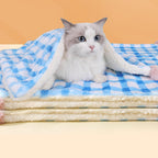 Haourlife pet joint relief cushion close up showing quilted faux fur texture
