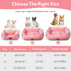 Zerbuger dog couch bed showing supportive foam structure