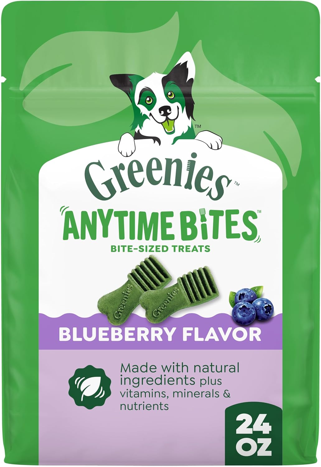 Greenies Anytime Bites Dog Treats, Blueberry Flavor, Dog Training Treats, 10.3 oz. Bag - Image 12