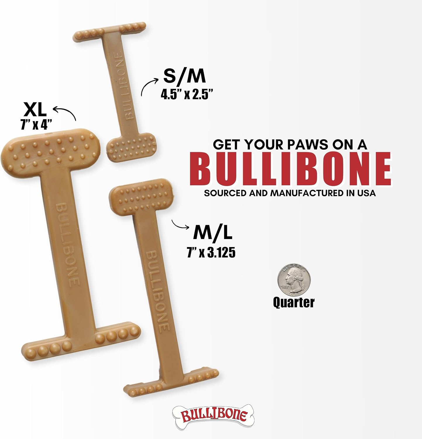 Close up of nylon material and dental bristles on Bullibone toy