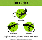Zilla reptile carpet packaging showing dimensions 17.25 by 35.25 inches