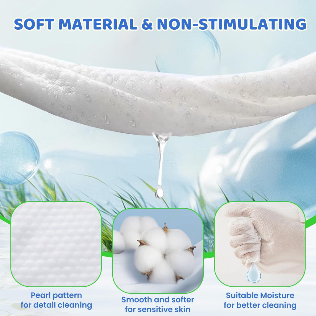 Premium imported waterless pet grooming gloves for sensitive skin care