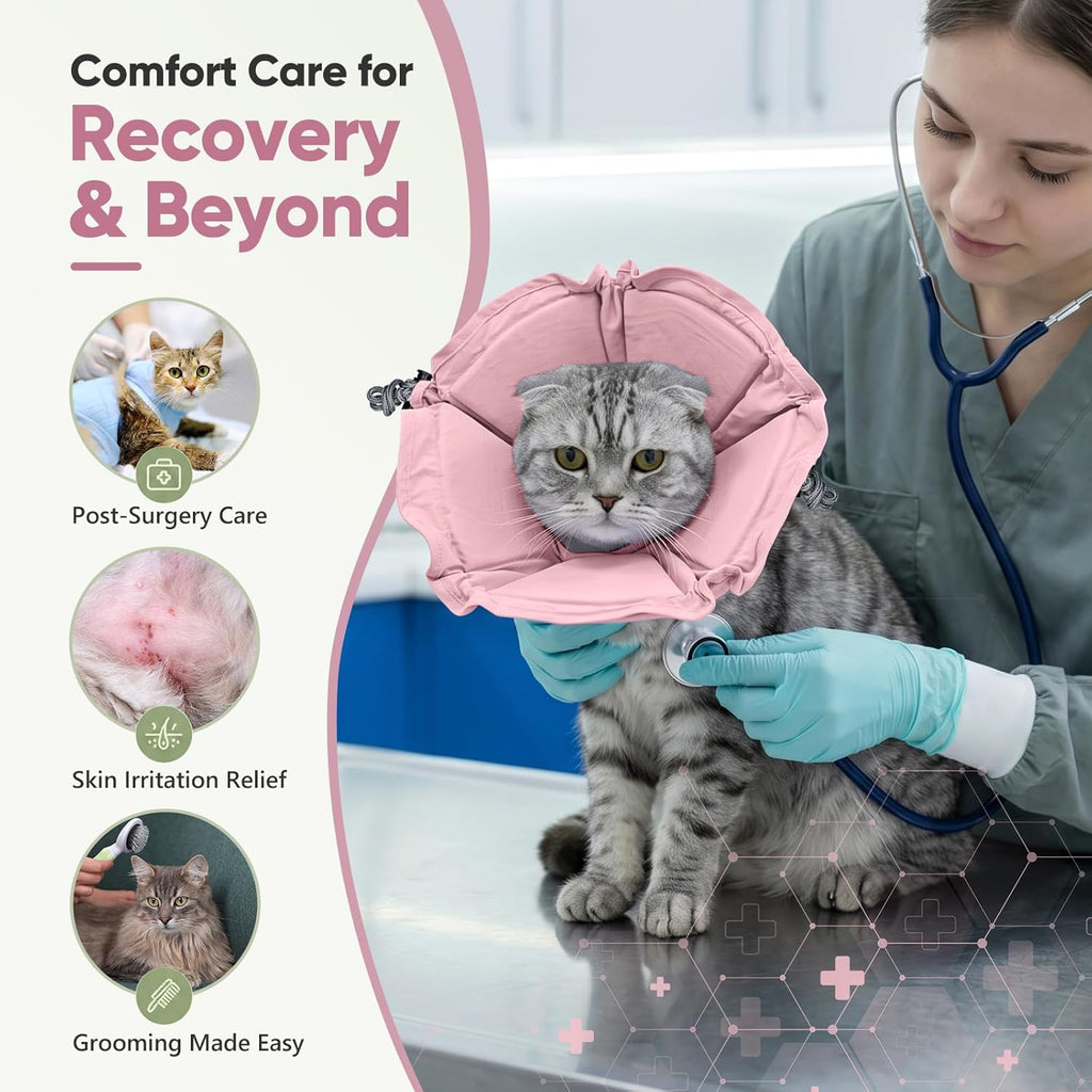 Water resistant outer material of Pawfun cat recovery collar