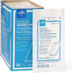 Medline Sterile Abdominal Pad 5x9 inch front view of the box