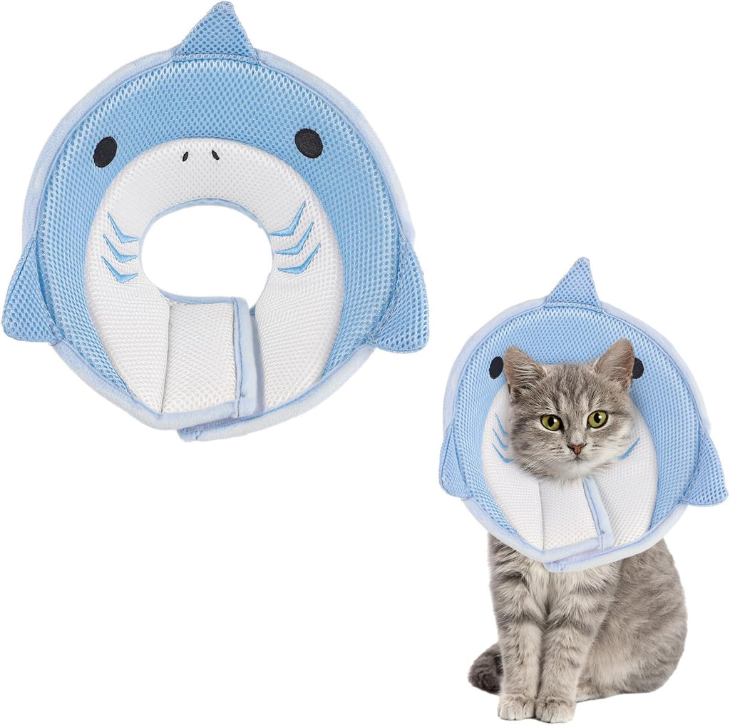 FRIUSATE authentic imported cat recovery collar packaging view with clear size dimensions.