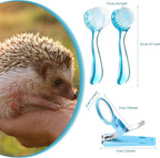 Mudder small animal bath brush and magnifying clipper set scaled for pocket pets