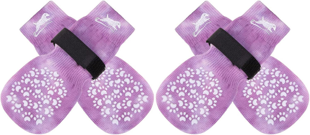 EXPAWLORER Anti-Slip Dog Socks,Dog Boots&Paw Protectors to Prevent Licking,Dog Shoes for Hot/Cold Pavement, Double Sides Non-Skid Traction Control on Hardwood Floor for Senior Dogs - Image 9
