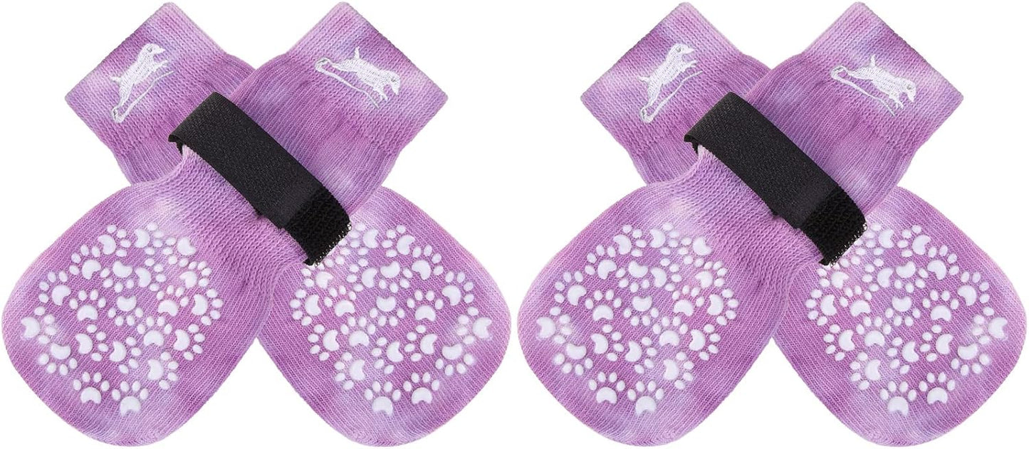 EXPAWLORER Anti-Slip Dog Socks,Dog Boots&Paw Protectors to Prevent Licking,Dog Shoes for Hot/Cold Pavement, Double Sides Non-Skid Traction Control on Hardwood Floor for Senior Dogs - Image 9